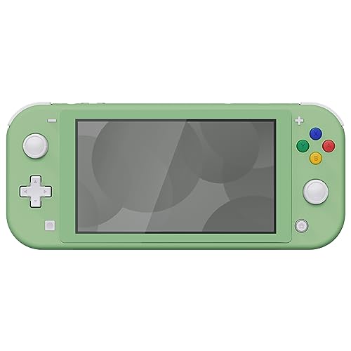 Image of eXtremeRate Matcha Green DIY Replacement Shell for Nintendo Switch Lite, NSL Handheld Controller Housing w /Screen Protector, Custom Case Cover for Nintendo Switch Lite