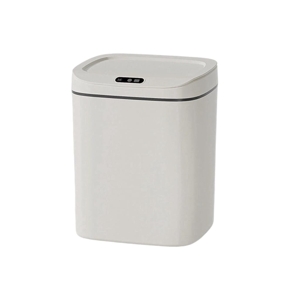 Hndhbfgrt 1PC Smart Detector Trash Can, Touchless Wastebasket, Auto On/Off, Sealed with Lid Silent Shutoff, Multiple