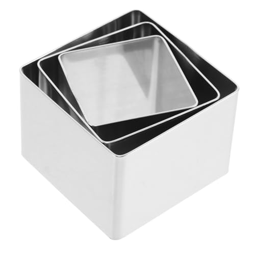 Alipis 3pcs Pastry Rings for Mousse Tarts and Dessert Presentation for Home Bakers and Culinary Precision