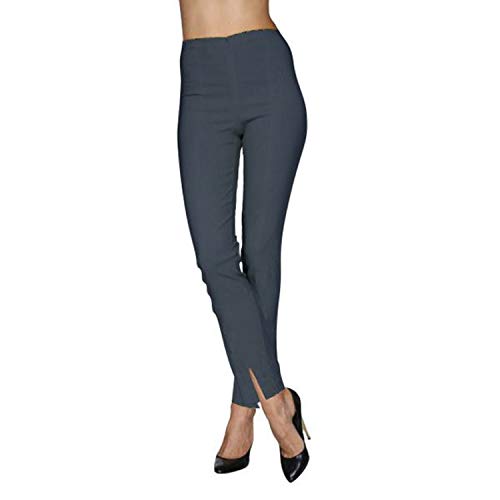 Mesmerize Pants with Front Ankle Slits and Front Zipper