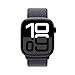 Apple Watch Series 10 [GPS 46mm case] Smartwatch with Jet Black Aluminum Case with Ink Sport Loop. Fitness Tracker, ECG App, Always-On Retina Display, Carbon Neutral