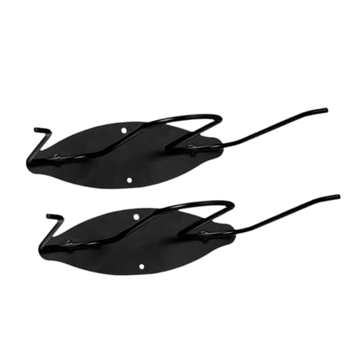 Homyl Lot de 2 Supports Muraux pour Bottes et Cuissardes, Rangement Gain de Place En Métal pour Garage