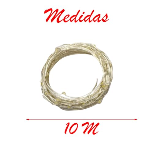 Fio De Fada 100 Lâmpadas Led Cordão Luz Colorida 10 Metros
