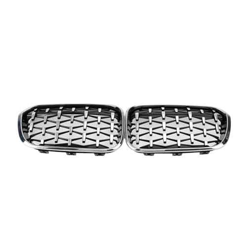 Grille calandre avant Diamond-ChromeSilver pour BMW F20 F21 calandre de remplacement luxe