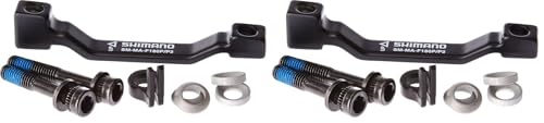 SHIMANO Scheibenbremsadapter von PM-Bremssattel auf PM-Gabel/-Rahmen, 180mm (Packung mit 2)