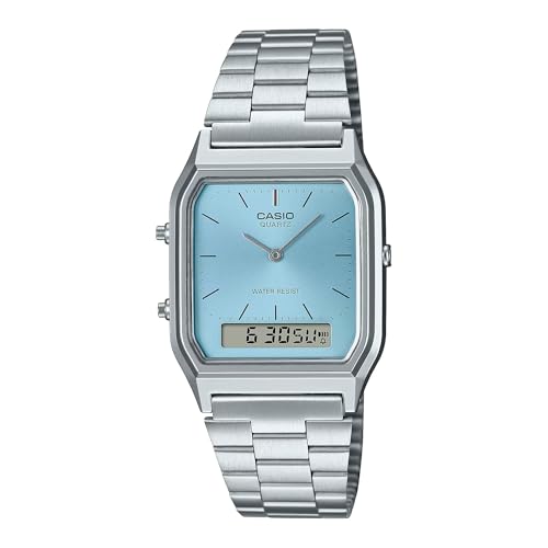 Casio Dress Watch AQ-230A-2A1, blue turquoise, Classic