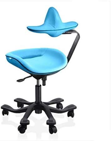 Silla ergonómica, taburete ajustable para el hogar y la oficina, mejora tu postura con un asiento en ángulo, cojines gruesos y cómodos (azul)