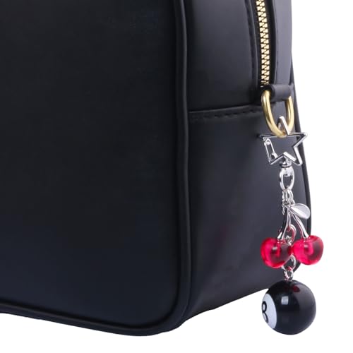 Image of 8 Ball Dice Charm Keychain - Cute Bag Purse Handbag Accessories - Y2K Aesthetic Key Chain for Women Men