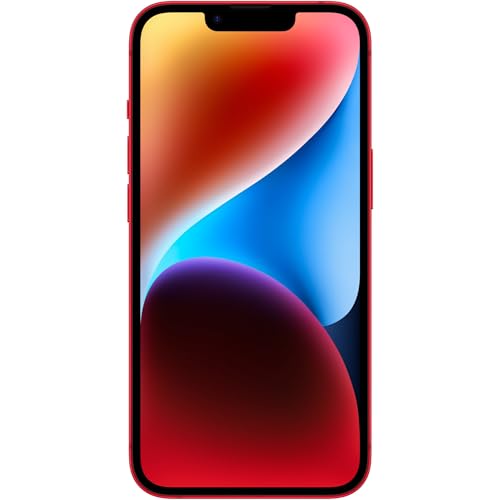 Apple iPhone 14, 128GB, (PRODUCT) Red - Unlocked (Renewed)