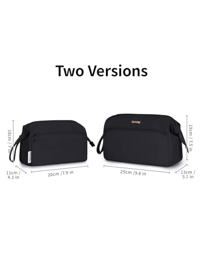 Image of Narwey Travel Makeup Bag Toiletry Bag, Large Cosmetic Bag for Women Girls