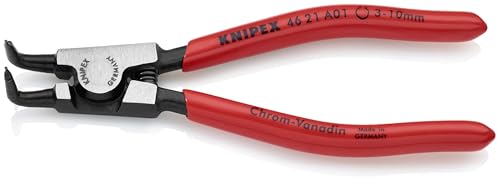KNIPEX Ferramentas – Alicate Circlip, externo, ângulo de 90 graus, ponta forjada, diâmetro do eixo d