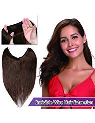 You Are My Sunshine My Only Invisible Wire Hair Extensions 16 Inch Medium Brown