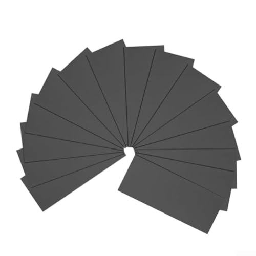 Papel de lija de grano fino húmedo y seco, grano 7000, paquete de 15 hojas para alisar superficies pintadas, bordes de metal, acabados de madera y componentes de plástico
