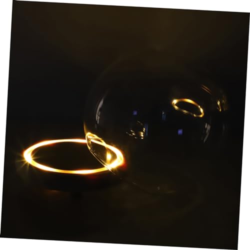 Cabilock Glass Model Cover Spherical Glass Display Cover for Led Lampshade Decorative Model Display Box