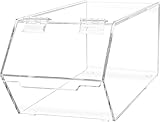Marketing Holders Acrylic Display Bin Stackable 5