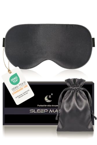 Mascherina per dormire in seta di gelso