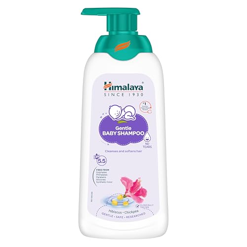 Himalaya Gentle Baby Shampoo (400 ml) | No Tears formula | Cleanses, softens and nourishes baby's hair