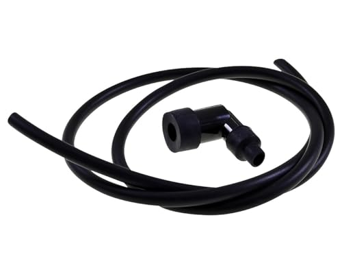 Zündkerzenstecker + Zündkabel 7mm kompatibel für Piaggio TPH NRG Sfera NSL ZIp SSL Runner