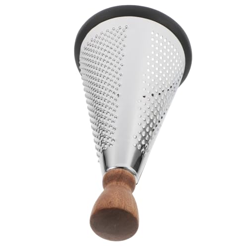 Garneck Manual Stainless Steel Cheese Grater with Handle Versatile Kitchen Tool for Effortless Cheese Vegetable and Spice Grating for Home Use and Housewarming