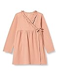  Noppies Baby - Mädchen meisjes dress latina long sleeve wrap Kinderkleid, Café Au Lait, 80 EU