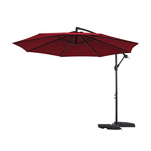 Parasol de piscina CLSDRZC 3.0M en voladizo para tardes de terraza