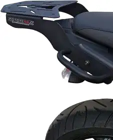 Bagageiro/Suporte Coyote Preto Fazer 250 2018 em Diante