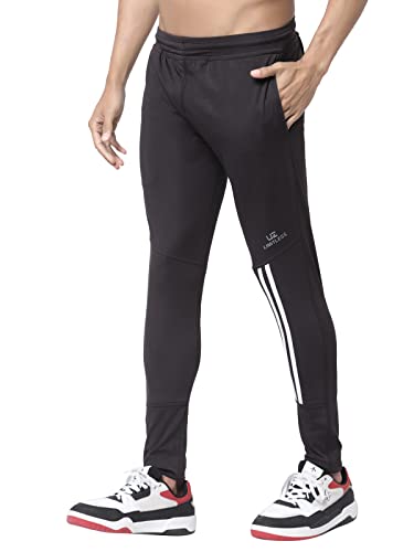 Image of UZARUS Men's Stretchable Joggers Track Pants for Gym, Yoga, Workout and Casual Wear with Towel Holder Loop