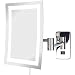 Jerdon JRT710CLD Wall Mount Rectangular Direct Wire Makeup Mirror, Chrome Finish, 6.5" x 9"
