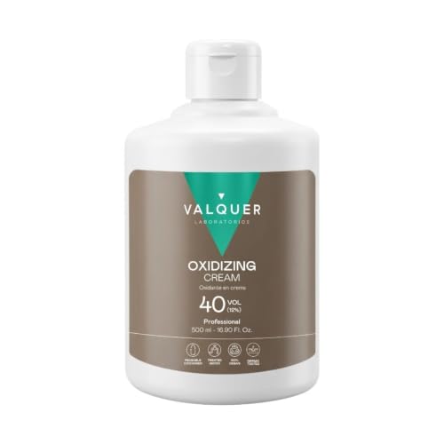 VALQUER Agua Oxigenada en Crema Estabilizada 40 Volúmenes 12% | 500 ml
