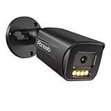 PANOOB 5MP IP Bullet PoE Camera with Smart Dual Lights Color Night Vision, Wired HD Video Surveillance Security Camera Outdoor, 2-Way Audio, IP67 Waterproof, AI Human/Vehicle Detection, PB65A3-5MDL