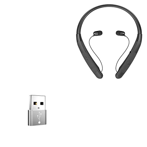 Adaptateur USB-A vers C métallique BoxWave PortChanger premium pour écouteurs LG Tone NP3