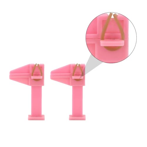 10 clips plásticos para uñas Magiclulu 10pcs miniatura 6