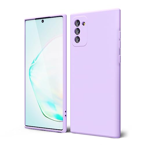 Funda de gel lila para Samsung Note 10 oakxco flexible de 6.3'' para mujer