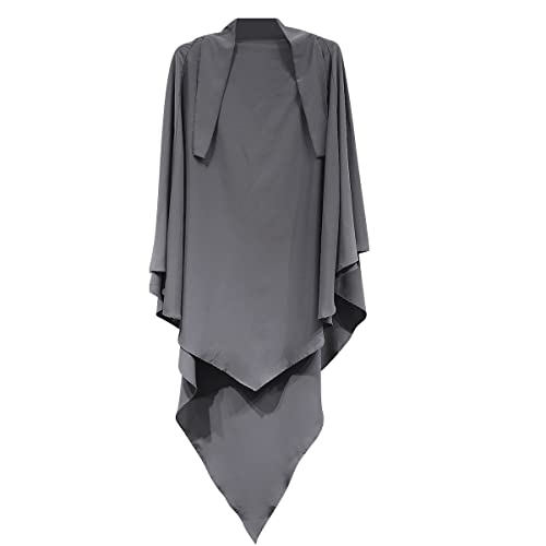 Khimar Hijab for Women Muslim Islamic Chiffon Abaya Hijab Scarf Wrap Niqab Burqa Ramadan Eid Prayer Clothes