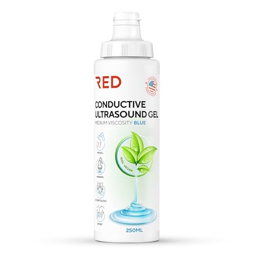Conductive Gel - Non-Greasy, Unscented, Hypoallergenic - Professional Grade Therapy - 1 Bottle, 8.45 fl oz / 250mL