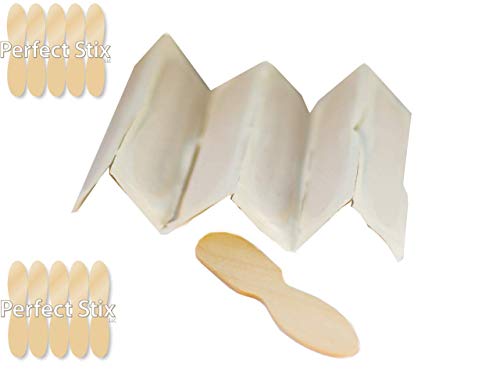 Perfect Stix Wooden Craft Stick/Plain Taster Ice Cream Paddle Spoon, Paper Wrapped, 3"