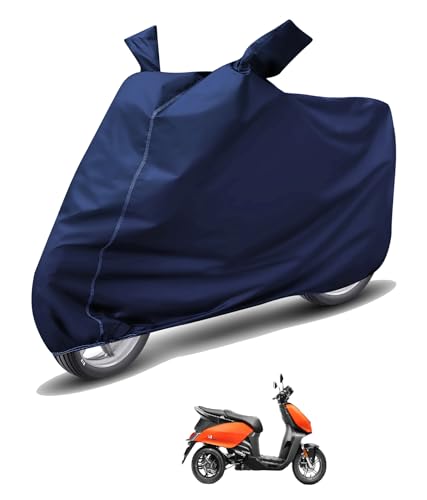 Image of Auto Hub Waterproof Scooty Cover Compatible with Vida V1 Dustproof, UV Protection Two Wheeler Scooty Vida V1 Cover - Blue