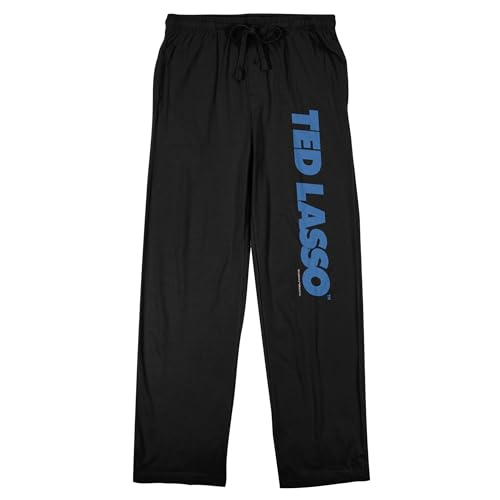 Ted Lasso Work in Progress Men's Black Sleep Pajama Pants