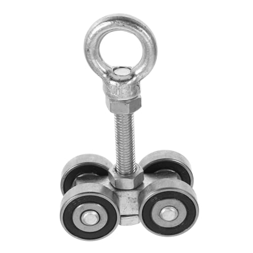 KICHOUSE Heavy Duty Sliding Door Roller for Strut Channel High Precision Trolley Assembly with Bearing Roller Silent Operation Replacement for Pocket and Barn Doors Sliding Door Wheel