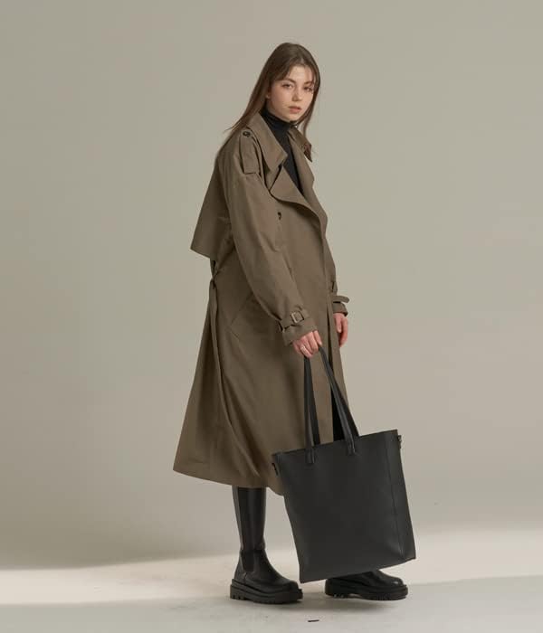 Big Messenger Shoulder Bag for Men – Vegan Leather Laptop Bag for Women Fits 16In Laptop – Crossbody Bag with Shoulder Strap Included – Black Crossbody Bag for Office, School - Image 8