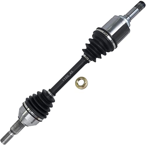 Image of Detroit Axle - Front CV Axles for Buick Enclave Chevy Traverse | GMC Acadia Limited Saturn Outlook, 2 CV Axle Shafts Set Replacement