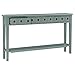 Powell Furniture Sadie Long Console Table, Teal