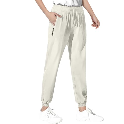 Boys Joggers Size 14-16 Summer Trendy Elastic High Waisted Pants Girls Casual Baggy Quick Dry Light Workout Pants