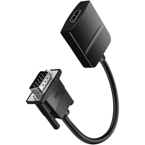 コンパクト VGA ビデオコンバータ プラグアンドプレイ USB 電源 1080P 信号をサポート PC をテレビに転送 PC VGA を HDTV 用 に接続アダプタ
