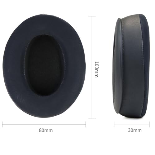 Almohadillas compatibles con Sennheiser HD280: kit de reposición para almohadillas y banda frontal para HD 280 (PRO), HMD280, color negro (almohadillas con gel refrigerante) miniatura 6