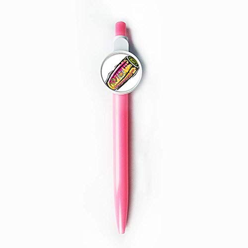 Stylo à bille Mexique écriture bleue instrument rétractable coloré