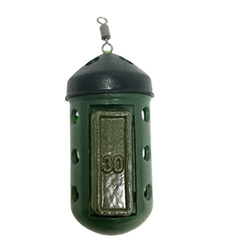 FLADEN Fishing - 10 x FEEDERS - CLOSED END MAGGOT Feeders Fishing Feeders Bulk Packs Available in Medium 20g or Large 30g - Great For Use With a Wide Range of Groundbaits (10 x 30g Feeders) - Image 2