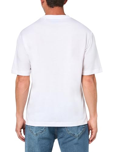 HUGO Men's Repeat Badge Logo Crewneck T-Shirt2