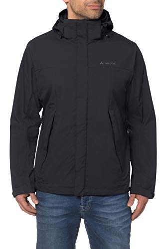VAUDE Regenjacke Herren Escape Light, Wasserabweisende Outdoor-Jacke, Atmungsaktiver Windbreaker mit Kapuze, Klimaschonende Wanderjacke