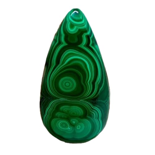 Malachite pierre gemme rectangulaire dos plat pour réparer et créer vos bijoux